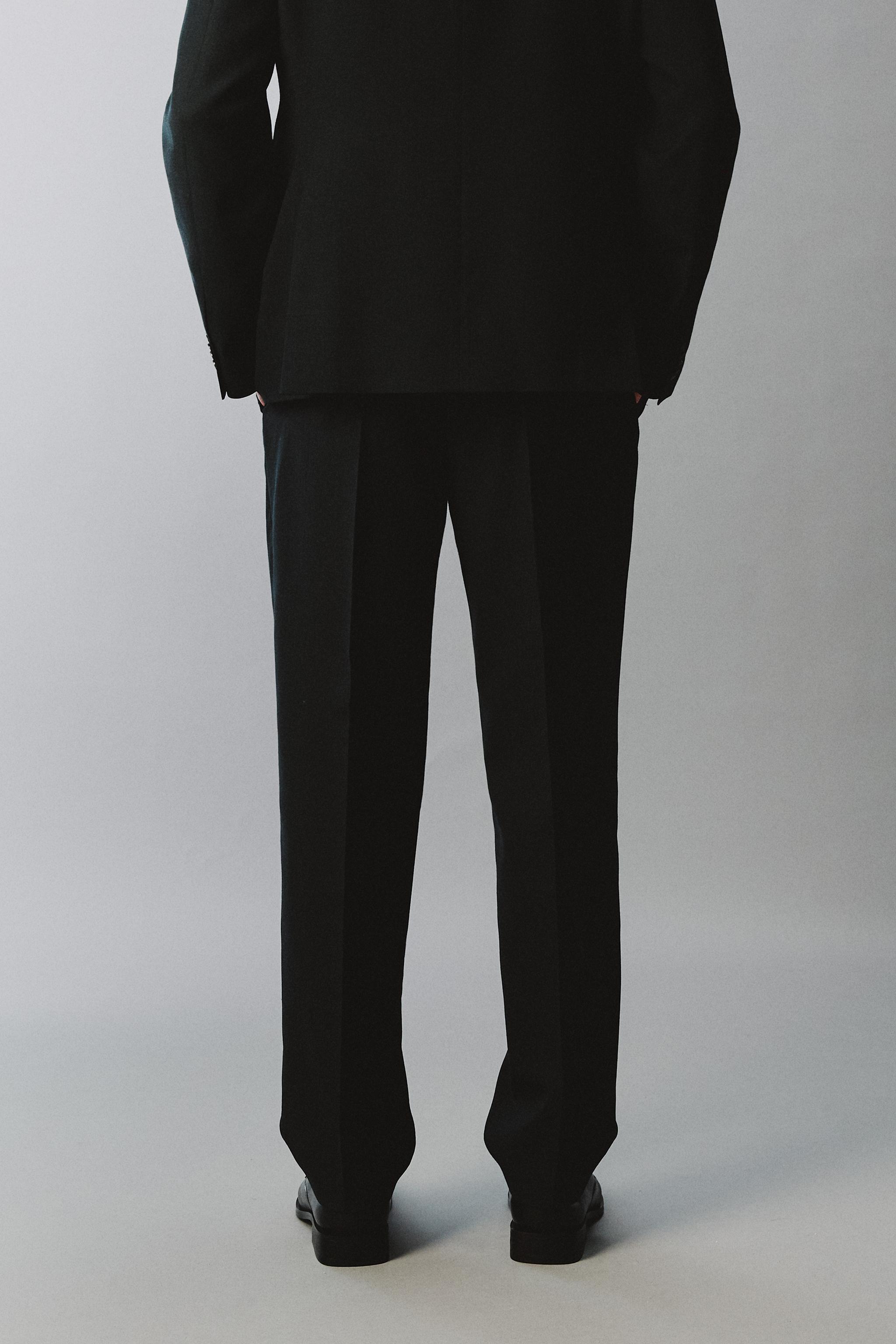WOOL SUIT PANTS